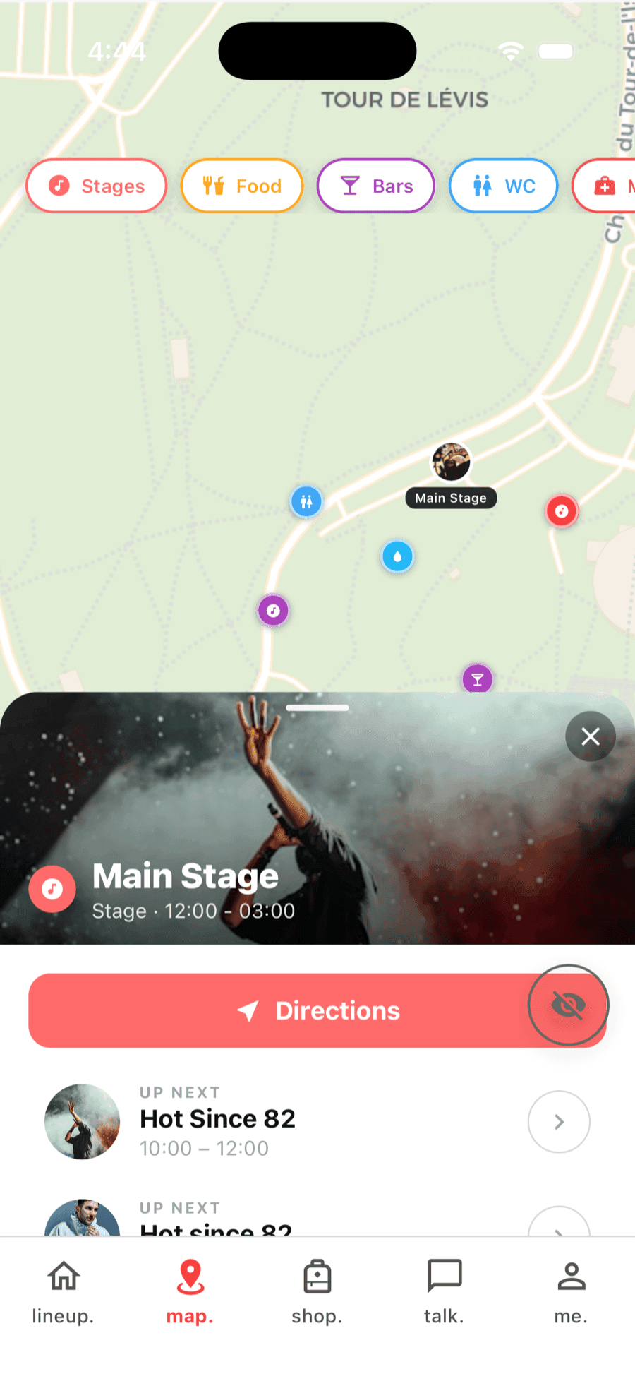 myfestival map screen